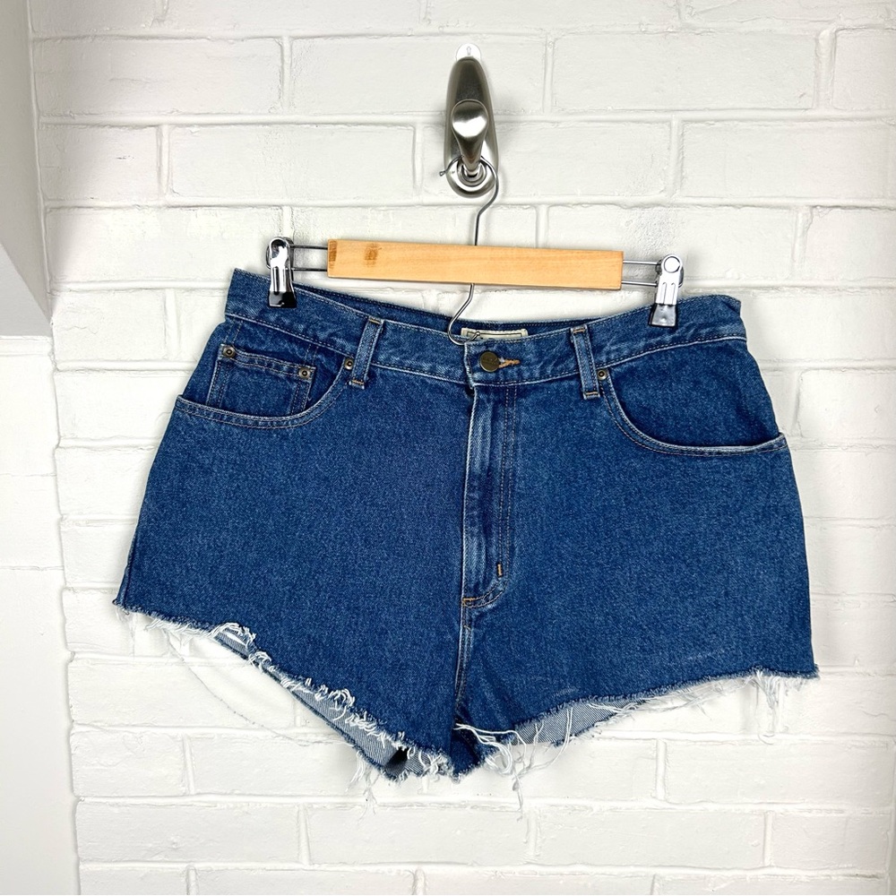 L.L.Bean Handmade Classic Denim Cutoff Shorts Size 14